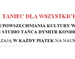 Ilustracja do artykułu: Centrum Upowszechniania Kultury w Szydłowie zapraszan na nauka tańca 