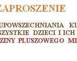 Ilustracja do artykułu: Zaproszenie na urodziny  Pluszowego Misia CUK w Szydłowie
