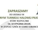 Ilustracja do artykułu: Ruszyły zapisy  na IX Gminny Turniej Halowej Piłki Nożnej