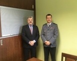 Ilustracja do artykułu: Wizyta Komendanta Powiatowego Policji w Urzędzie Gminy