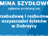Ilustracja do artykułu: Przetarg na przebudowę i rozbudowę oczyszczalni ścieków w Dobrzycy