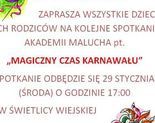 Ilustracja do artykułu: Akademia Malucha w CUK w Szydłowie - ZAPROSZENIE