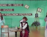 Ilustracja do artykułu: Minął rok… Święto Patrona w Zespole Szkól  im. Władysałwa St. Reymonta w Starej Łubiance.